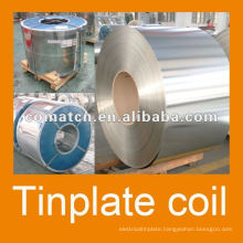 JIS G3003 prime tinplate MR, 2.8/2.8 for metal can production